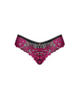 Culotte Mutandine in Pizzo Nero con Ricami a Rose Rosenty | Obsessive 185997