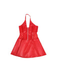 Abito in Ecopelle Rossa con Zip e Pizzo | Subblime - SUBBLIME DRESSES - Intimo per le occasioni speciali | The Game Lingerie
