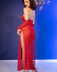 Abito in Pizzo con Scollatura a Spalle Scoperte, Guanti e Perizoma | Chilirose - CHILIROSE DRESSES - Intimo per le occasioni speciali | The Game Lingerie