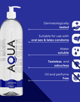 AQUA QUALITY - LUBRIFICANTE A BASE ACQUA 1000 ML - AQUA QUALITY - Intimo per le occasioni speciali | The Game Lingerie