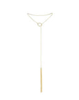 BIJOUX - COLLANA MAGNIFIQUE IN METALLO CON FRANGE DORATE - BIJOUX MAGNIFIQUE - Intimo per le occasioni speciali | The Game Lingerie