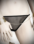 BIJOUX - DÉSIR MÉTALLIQUE MANETTE IN RETE DI METALLO DORATO - BIJOUX DESIRE METALLIQUE - Intimo per le occasioni speciali | The Game Lingerie