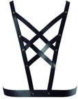 BIJOUX - INDISCRETS PETTORINA INCROCIATA CON SCOLLATURA NERO - BIJOUX MAZE - Intimo per le occasioni speciali | The Game Lingerie