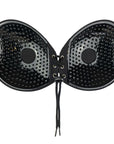 BYE - BRA - REGGISENO ADHESIVO ENTRELAZADO NERO COPPA A - BYE BRA - BRAS - Intimo per le occasioni speciali | The Game Lingerie