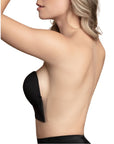 BYE - BRA - REGGISENO SENZA MANIGLIE EN U NERO COPPA A - BYE BRA - BRAS - Intimo per le occasioni speciali | The Game Lingerie
