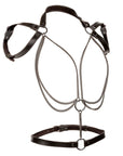 CALEXOTICS - EUPHORIA MULTICHAIN HALTER HARNESS PREMIUM TAGLIA PIÙ GRANDE - CALEXOTICS - Intimo per le occasioni speciali | The Game Lingerie