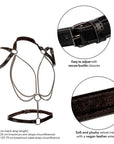 CALEXOTICS - EUPHORIA MULTICHAIN HALTER HARNESS PREMIUM TAGLIA PIÙ GRANDE - CALEXOTICS - Intimo per le occasioni speciali | The Game Lingerie