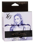 CALEXOTICS - NOCTURNAL BALL GAG SILICONE NERO - CALEXOTICS - Intimo per le occasioni speciali | The Game Lingerie