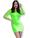 CHILIROSE - ABITO CR 4617 VERDE S/M - CHILIROSE DRESSES - Intimo per le occasioni speciali | The Game Lingerie