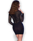 CHILIROSE - ABITO CR 4682 NERO S/M - CHILIROSE DRESSES - Intimo per le occasioni speciali | The Game Lingerie
