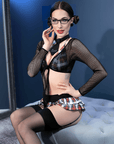 CHILIROSE - CR 4422 COSTUME SCUOLA SEXY S/M - CHILIROSE COSTUMES - Intimo per le occasioni speciali | The Game Lingerie