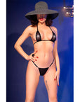 CHILIROSE - CR 4840 MICRO BIKINI NERO S/M - CHILIROSE SUMMER - Intimo per le occasioni speciali | The Game Lingerie