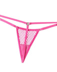 CHILIROSE - CR 4856 MICRO PERIZOMA REJILLA ROSA NEON L/XL - CHILIROSE PANTIES & THONGS - Intimo per le occasioni speciali | The Game Lingerie