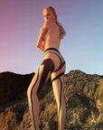 Collant 20 denari con fasce non regolari - Pollux - Trasparenze - The Game Lingerie