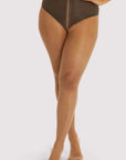 Collant nude Snake con riga - Playful Promises - The Game Lingerie