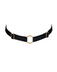 Collarino Choker NERO con dettagli ORO - Flash You and Me - The Game Lingerie