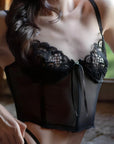 Corsetto in rete e pizzo Cole - Cose Così - The Game Lingerie