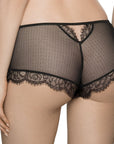 Coulotte Idrisa in tulle e pizzo nero - Roza Lingerie - ROZA LINGERIE - The Game Lingerie