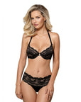 Coulotte Sefia in pizzo nero/bianco alto - Roza Lingerie - ROZA LINGERIE - The Game Lingerie