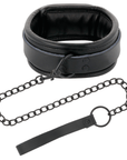 DARKNESS - MANETTE E COLLETTO IN PELLE NERA - DARKNESS - Intimo per le occasioni speciali | The Game Lingerie