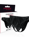 DARKNESS - MUTANDINE APERTE UNISEX TAGLIA UNICA - DARKNESS SENSATIONS - Intimo per le occasioni speciali | The Game Lingerie