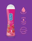 DUREX - GIOCARE CILIEGIA 50 ML - DUREX LUBES - Intimo per le occasioni speciali | The Game Lingerie