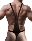 FETISH SUBMISSIVE ATTITUDE - IMBRACATURA IN ECOPELLE A FORMA DI V PER UOMO - FETISH SUBMISSIVE ATTITUDE - Intimo per le occasioni speciali | The Game Lingerie