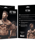 FETISH SUBMISSIVE - ATTITUDE IMBRACATURA IN ECOPELLE CON SPALLE INCROCIATE PER UOMO - FETISH SUBMISSIVE ATTITUDE - Intimo per le occasioni speciali | The Game Lingerie