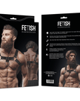 FETISH SUBMISSIVE ATTITUDE - IMBRACATURA PER IL PETTO IN ECOPELLE DA UOMO - FETISH SUBMISSIVE ATTITUDE - Intimo per le occasioni speciali | The Game Lingerie