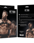 FETISH SUBMISSIVE ATTITUDE - IMBRACATURA PER IL PETTO IN ECOPELLE DELLA BRIGATA UOMO - FETISH SUBMISSIVE ATTITUDE - Intimo per le occasioni speciali | The Game Lingerie