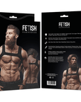 FETISH SUBMISSIVE ATTITUDE - IMBRACATURA PER IL PETTO IN NEOPRENE PER UOMINI TAGLIA L - FETISH SUBMISSIVE ATTITUDE - Intimo per le occasioni speciali | The Game Lingerie