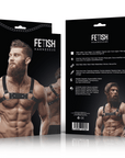 FETISH SUBMISSIVE ATTITUDINE - IMBRACATURA PER IL PETTO IN ECOPELLE DA UOMO PER BULLDOG TAGLIA M/L - FETISH SUBMISSIVE ATTITUDE - Intimo per le occasioni speciali | The Game Lingerie