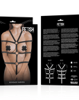 FETISH SUBMISSIVE BONDAGE - IMBRACATURA REGOLABILE TORSO E BRACCIA - FETISH SUBMISSIVE BONDAGE - Intimo per le occasioni speciali | The Game Lingerie