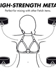 FETISH SUBMISSIVE BONDAGE - IMBRACATURA TORACE REGOLABILE - FETISH SUBMISSIVE BONDAGE - Intimo per le occasioni speciali | The Game Lingerie