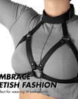 FETISH SUBMISSIVE BONDAGE - IMBRACATURA TORACE REGOLABILE - FETISH SUBMISSIVE BONDAGE - Intimo per le occasioni speciali | The Game Lingerie