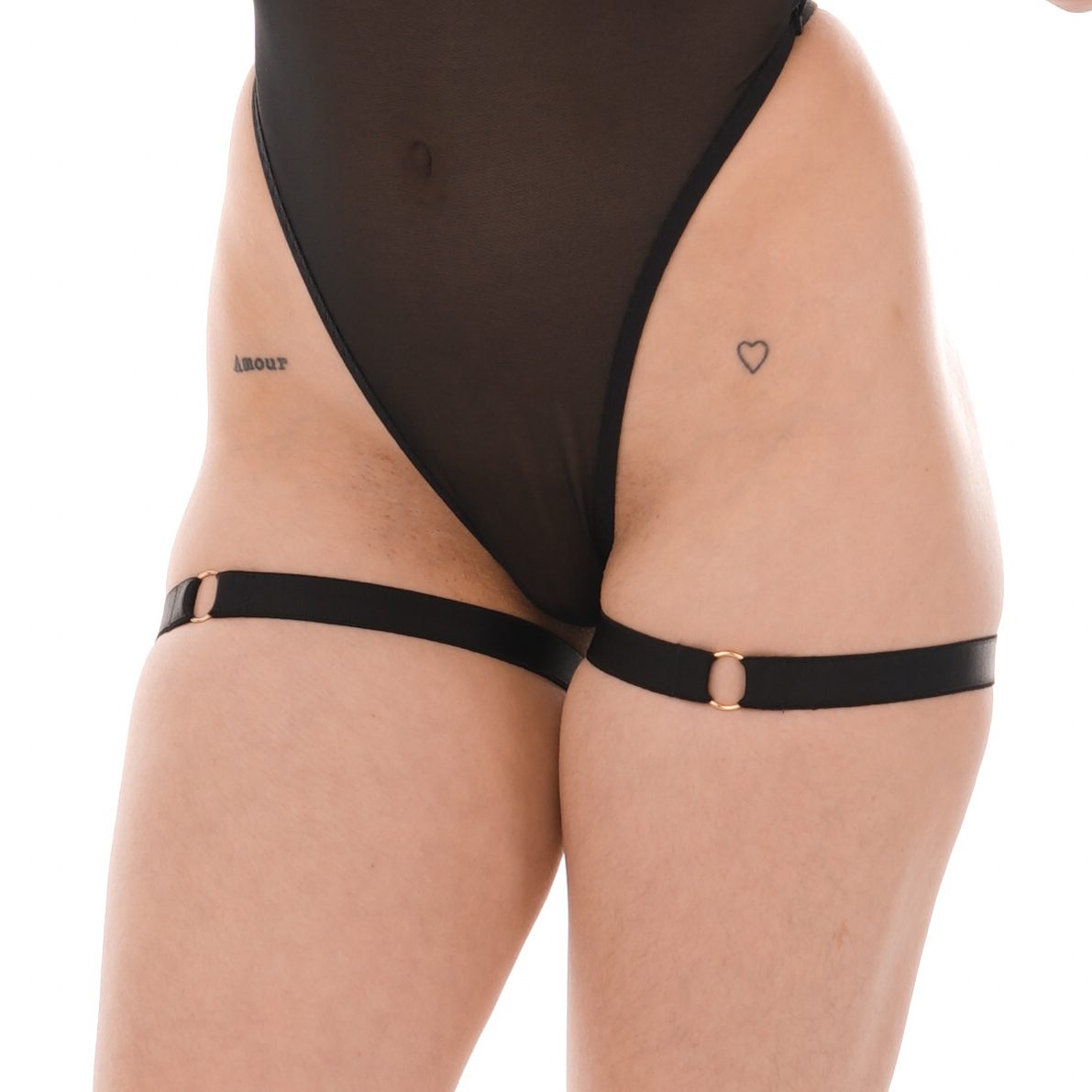 Giarrettiera nera - Bad Biche - The Game Lingerie