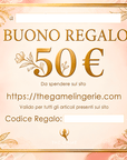 GIFT CARD The Game Lingerie - Intimo per le occasioni speciali | The Game Lingerie - Intimo per le occasioni speciali | The Game Lingerie