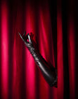Guanti in pelle nera vegana - Playful Promises - The Game Lingerie