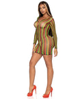 LEG AVENUE - MINI ROBE RASTA TAILLE UNIQUE