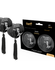 COQUETTE CHIC DESIRE - CACHE-TETONS À PAILLETTES NOIRES