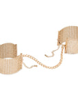 BIJOUX - MENOTTES MAILLE MÉTAL DORÉ DÉSIR MÉTALLIQUE