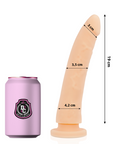 DILDO IN SILICONE MEDICO NATURALE 20 CM -O- 4 CM - DELTA CLUB