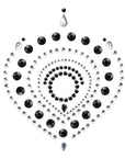 BIJOUX - INDISCRETS FLAMBOYANT NERO & ARGENTO