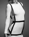 BIJOUX - INDISCRETS MAZE HARNESS FORMA ABITO MARRONE