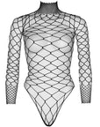 LEG AVENUE - ONE SIZE FIBER TURTLENECK TEDDY