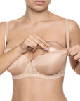 BYE-BRA - SEMI PADS PUSH-UP TRANSPARENT