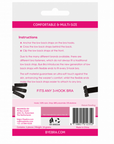 BYE-BRA - ADAPTATEUR DE SOUTIEN-GORGE DOS OUVERT NOIR ET BLANC