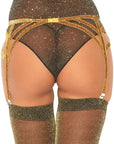 LEG AVENUE - CEINTURE ÉLASTIQUE LUREX TAILLE UNIQUE