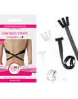 BYE-BRA - ADAPTATEUR DE SOUTIEN-GORGE DOS OUVERT NOIR ET BLANC