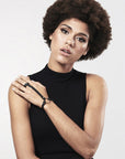 BIJOUX - INDISCRETS BRACCIALE MAZE/IMBRAGATURA A MANO NERO